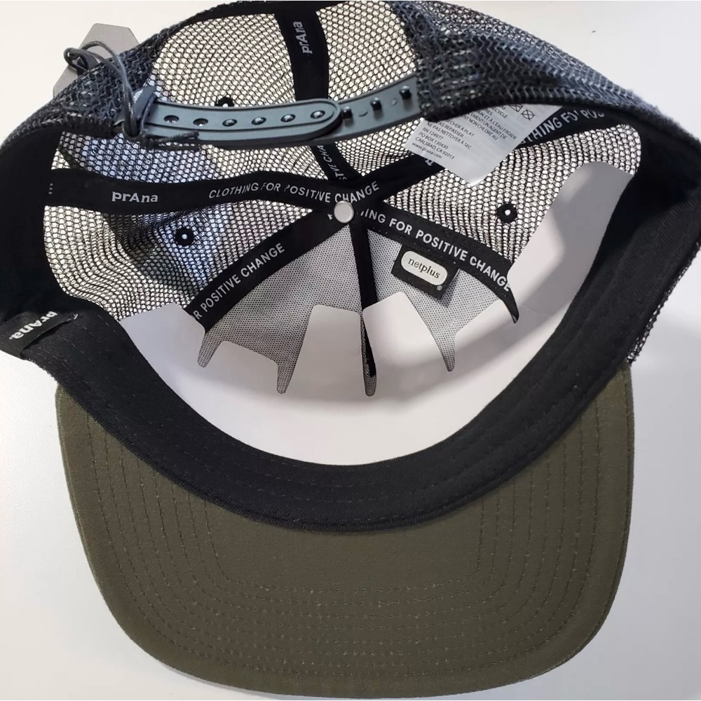 NWT Prana Journeyman Trucker Eagle Eye Snap Back Cap Hat Unisex OS Flat Brim ๐ฅ๐ฅ - Picture 3 of 6